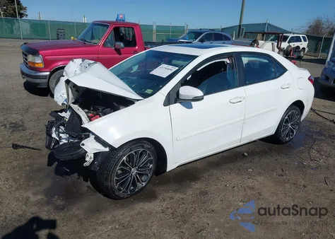 2014 Toyota Corolla S Premium z USA, uszkodzony, nr VIN 2T1BURHE8EC114441